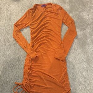 edikted long sleeve mini dress